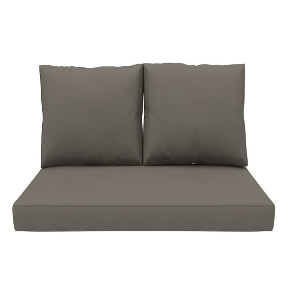 Covers & All Sunbrella Loveseat Sofa Cushion Foam Seat and Poly Fill Back UV Proof Outdoor Loveseat