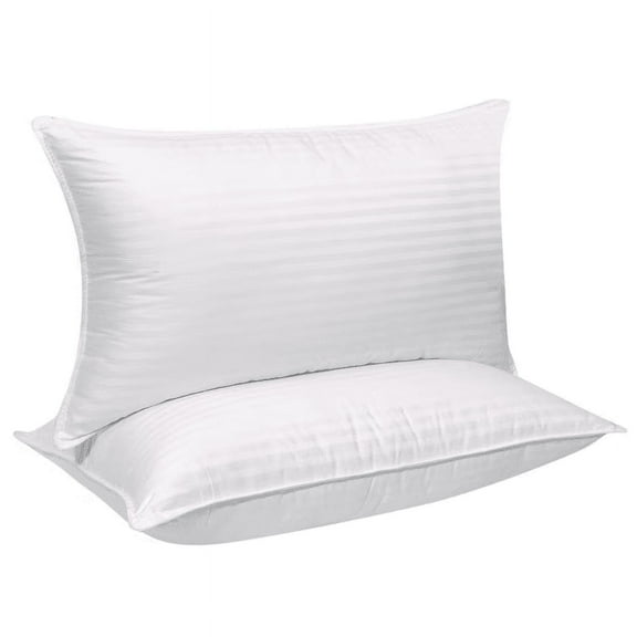 Covers & all Bed Pillows for Sleeping, Breathable Microfiber Cooling Pillow for Side Sleepers, Back & Stomach Sleepers, King Size Pillows Set of 2, Washable Neck Support Pillows, 36" L x 20" W