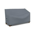 thumbnail image 1 of Covers & all Bench Cover 12 Oz Waterproof - 100% Weather Resistant Customizable Bench Seat Cover with Air Pockets and Drawstrap for Snug Fit (50" X 28.5" X 30", Grey), 1 of 7