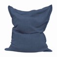 thumbnail image 1 of Covers & all Durable and Stylish Flat Bean Bag Featuring Olefin Fabric, UV Resistant for Bean Bag Lounger - Navy Blue (XXL, 79 L × 59 W × 12 H inch)(Beans not included), 1 of 6