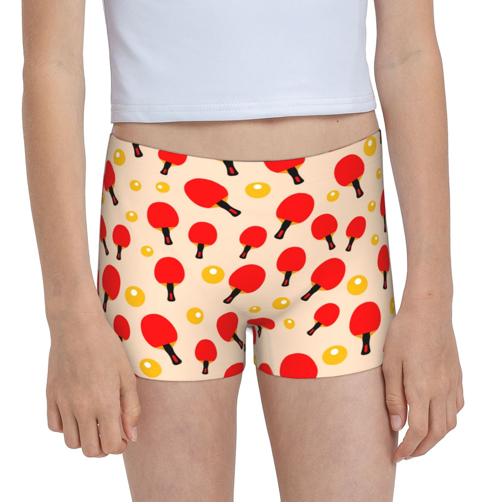 Easygdp Table Tennis Rackets 1 Girls Hipster Cotton Underwear Little