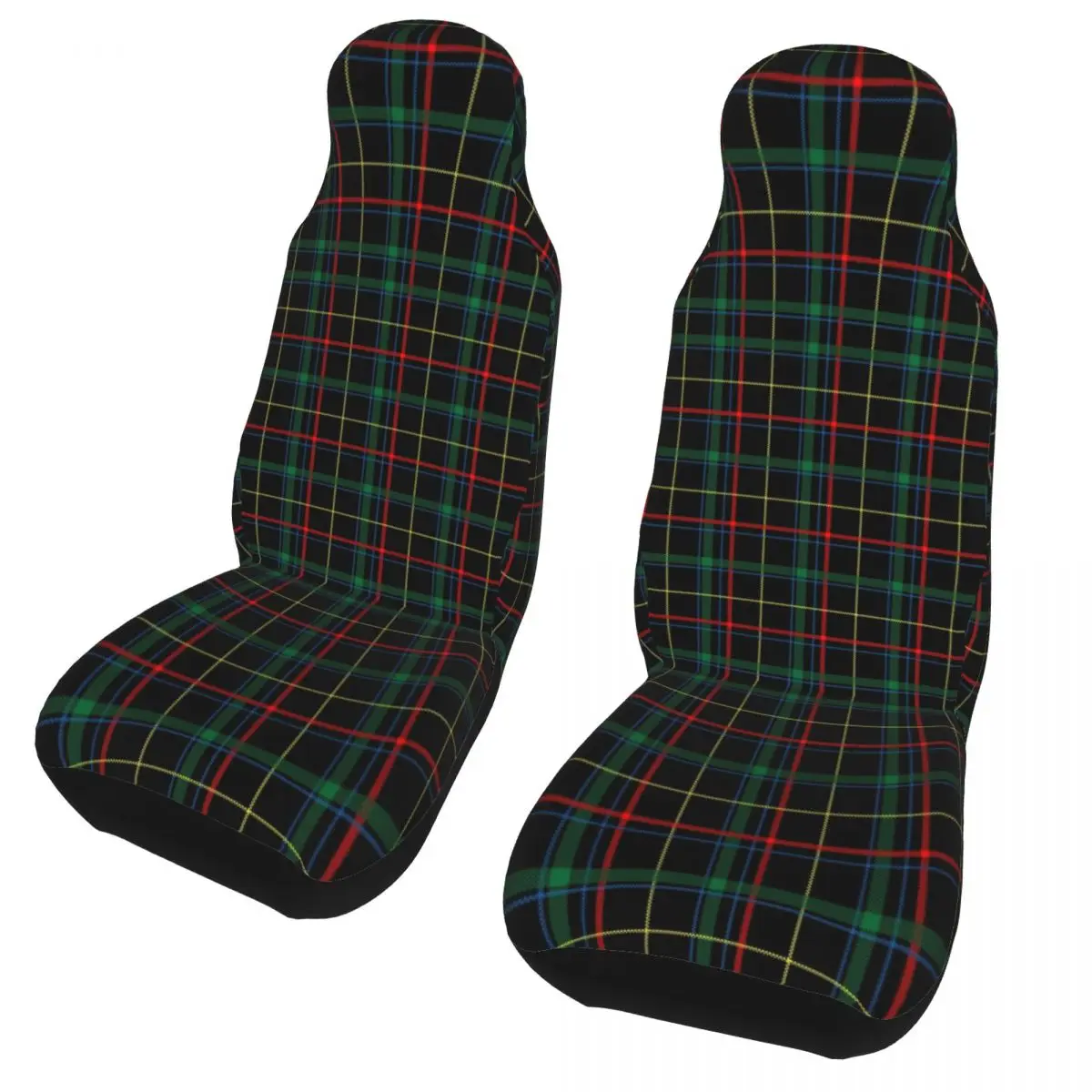 Tartan Scottish Yellow Plaid Universal Fit Car Seat Cover