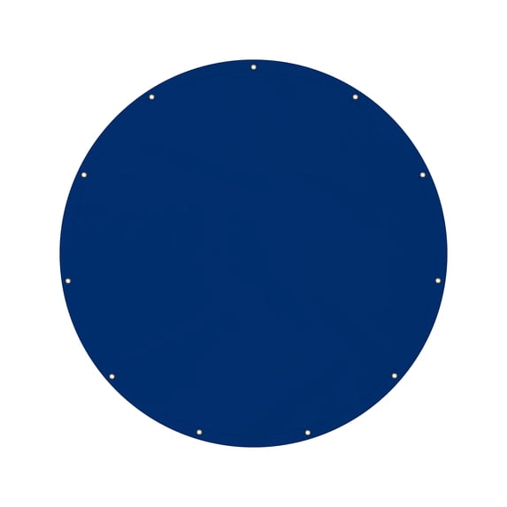 Covers & All Round Pool Cover, 18 Oz PVC Polyester Tarps Heavy Duty Waterproof with Grommets, Tear & UV Resistant, Multipurpose Use – Patio, Garden Equipment, Pet House, Tent (12ft Dia, Blue)