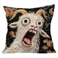thumbnail image 1 of Covers Screaming Goat Soft Protector 17.72x17.72 Inches Square Hilarious Animal Graphic Couch Living Room Textu Decorative Pillows Decorative Bed Pillows Southwest Pillows Decorative Throw Pillows, 1 of 5
