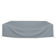 thumbnail image 1 of Covers & all Sectional Sofa Cover, Heavy duty 18 Oz Waterproof UV & Weather resistant, Outdoor Patio Couch Furniture Protector with Air Pockets & Drawstrings (78"L x 62"W x 28"H, Gray), 1 of 8