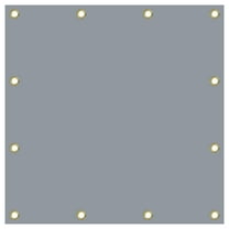 Covers&All Tarp Waterproof, 18 Oz PVC Polyester Tarp Tuff Heavy Duty Tarp with Grommets, Tear & UV Resistant, Multipurpose Use - Roofs, Pools, Boats, Canopies, Dump Trucks, Trailers (5'x7’, Gray)