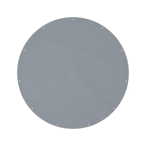 Covers & All Tarps Heavy Duty Waterproof, 18 Oz PVC Polyester Tear and UV Resistant, Durable Pool Cover, Multipurpose Use – Pool, Patio, Garden, Industrial Equipment, Sports Field (5 Feet, Gray)