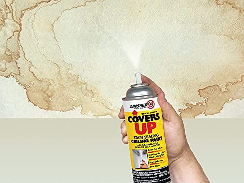 Covers Up Stain Sealing Ceiling Paint 03688, White (". 0  Count (13 Oz),  White)