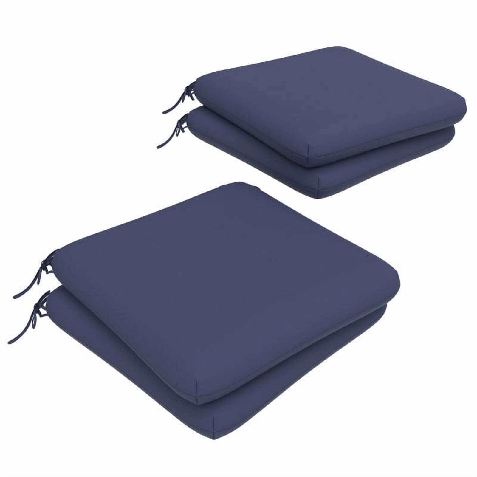 Covers & all CoverRite Square Dining Chair Cushions 3" Foam Tear and UV Resistant Outdoor chairs