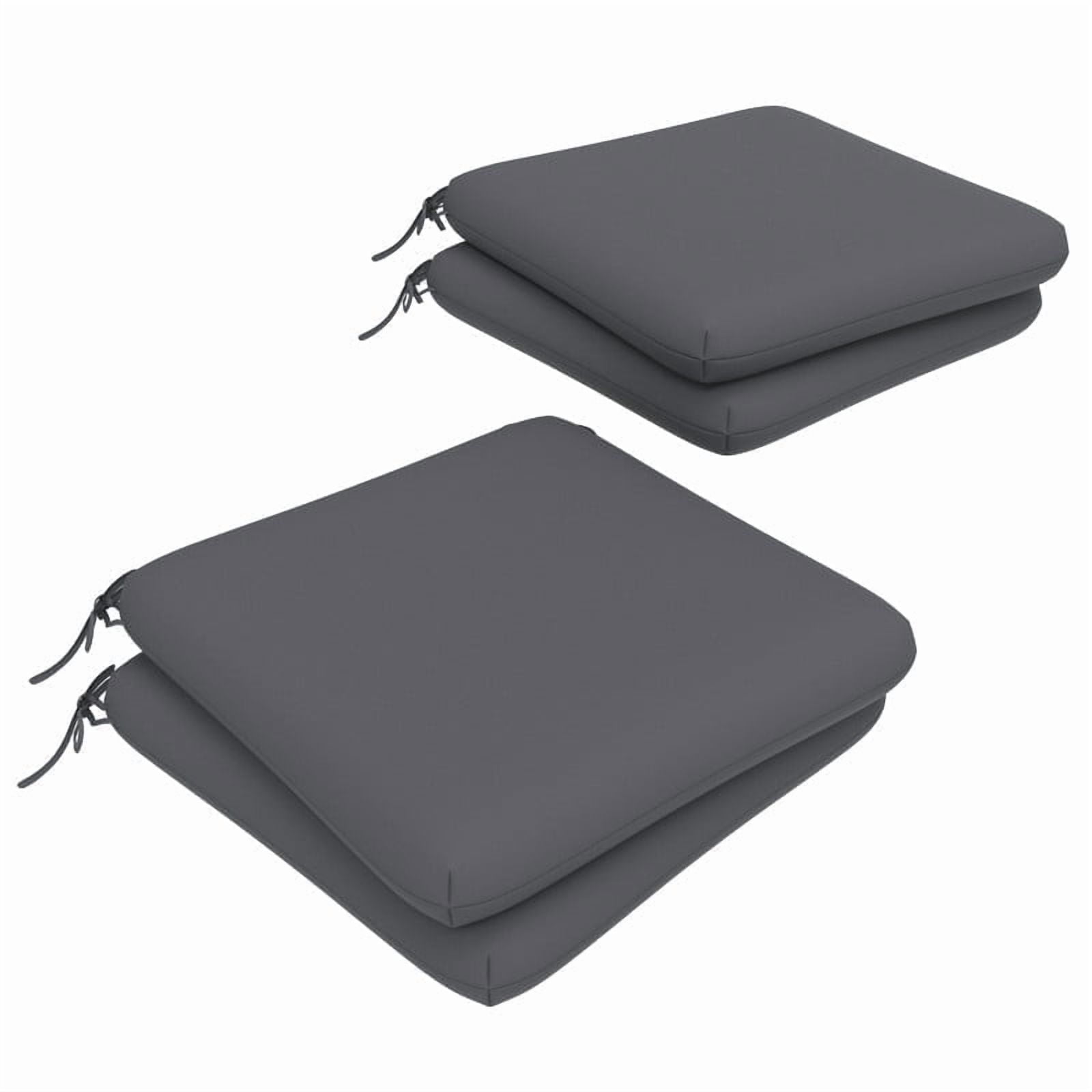 Covers & all CoverRite Square Dining Chair Cushions 3" Foam Tear and UV Resistant Outdoor chairs