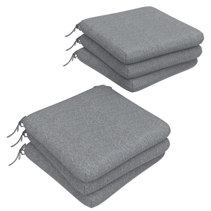 Covers & all Olefin Square Dining Chair Cushions 3" Foam Tear and UV Resistant Outdoor chairs