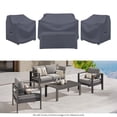 thumbnail image 1 of Covers & all Patio Furniture Covers for Brandtley 4-Person Sofa Seating Group, Water-Repellent and UV-Resistant Polyester, 1 of 6