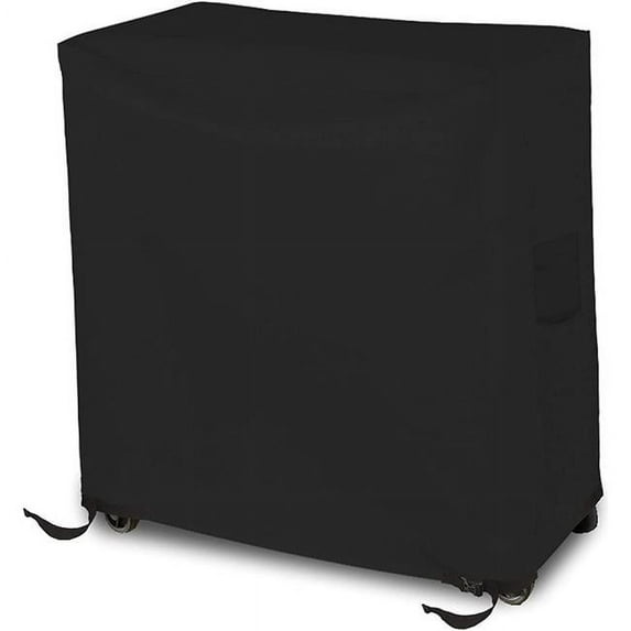 Covers & All Cooler-Tuff-Black-03 18 oz Waterproof Rolling Cooler Cart Cover Black - 32 x 40 x 20 in.