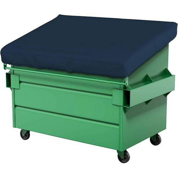 Covers & All Dumpster-M-Blue-03 12 oz Waterproof Dumpster Cover Blue - 65 x 36 x 10 in.