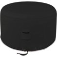 thumbnail image 1 of Covers &amp; All RoundOtt-Tuff-Black-04 18 oz Outdoor Ottoman Cover  Black - 36 in. dia. x 24 in., 1 of 1