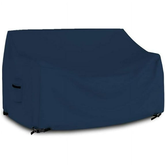 Covers & All Sofa-M-Blue-03 12 oz Waterproof Outdoor Loveseat Cover Blue - 88 x 33 x 33 x 15 in.