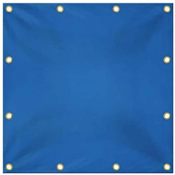 Covers & All TARP-Tuff-Blue-16 18 oz Multiple Size Waterproof Tarpaulin Blue - 30 x 50 ft.