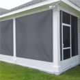 thumbnail image 1 of Covers &amp; All VC-Max-Grey-02 12 oz Outdoor Vinyl Curtain for Patio Furniture  Grey - 4 x 8 ft., 1 of 1