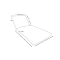 thumbnail image 1 of TK Classics Indoor/Outdoor Chaise Cushion Cover, 1 of 2
