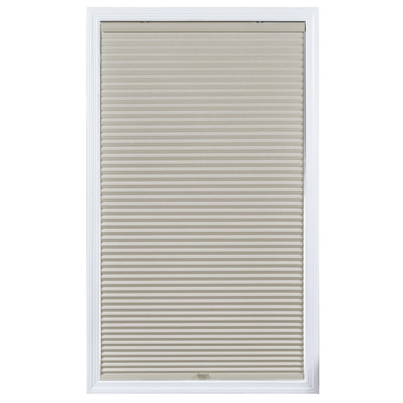 Coverscaped Cellular Shade, Room Darkening Alabaster, 65.75" x 48"