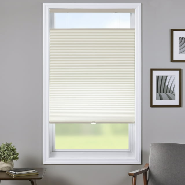 Coverscaped Top-Down Bottom-Up Cellular Shade, Light Filtering Alabaster, 20.5" x 62"