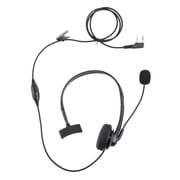 Covert Acoustic Earpiece Headset Mic with PTT for Radio TK UV-5RE UV-5RE+Plus UV-5RC UV-B5 UV-B6 BF-K5 2Pin