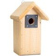 thumbnail image 1 of Coveside Backyard Bird House - Wooden Pine Nesting Box with 1.5" Entry Hole, Slate Predator Guard & Side Access - Durable Outdoor Birdhouse for Bluebirds, Wrens, Chickadees & More - Made in USA, 1 of 8
