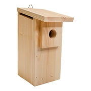 Eastern Bluebird House Kit | DIY Wooden Birdhouse with Predator Guard | Handcrafted in USA from Eastern White Pine | Easy Assembly Nest Box for Bluebirds, Wrens, Chickadees, Swallows & More