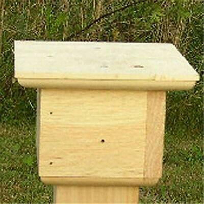 Coveside 23320 Bird Feeder Post Mount in Eastern White Pine