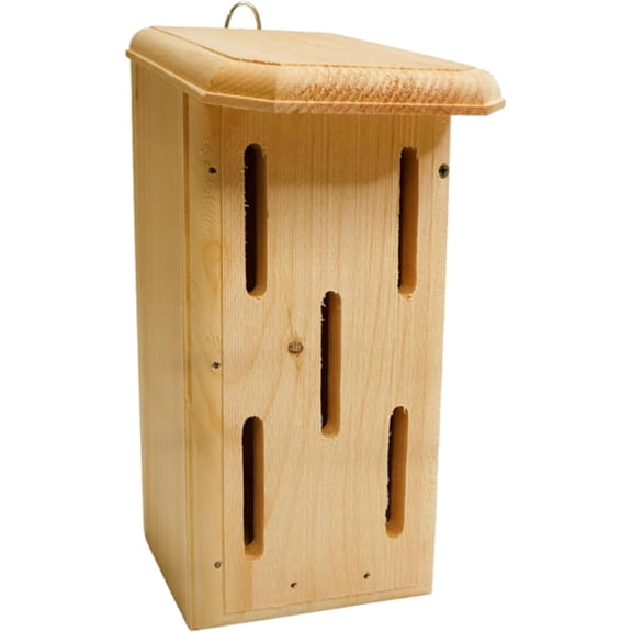 Coveside Small Butterfly House - Outdoor Shelter for Butterflies - Side Opens for Bark & Cleaning - Handcrafted in USA with Eastern White Pine - Garden Sanctuary for Wind & Weather Protection