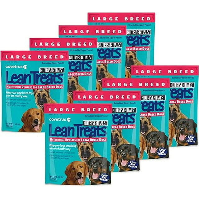 Covetrus Lean Treats Low Fat, Nutritional Soft Dog Treats for Large