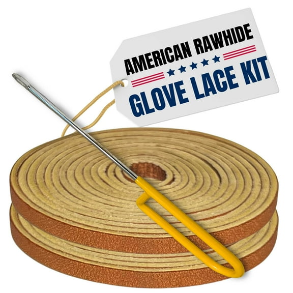 Covey Baseball & Softball Glove Lace Kit for Mitts 2-Laces, Multiple Colors