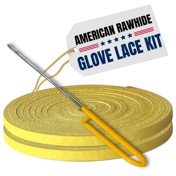 Covey Baseball & Softball Glove Lace Kit for Mitts 2-Laces, Multiple Colors