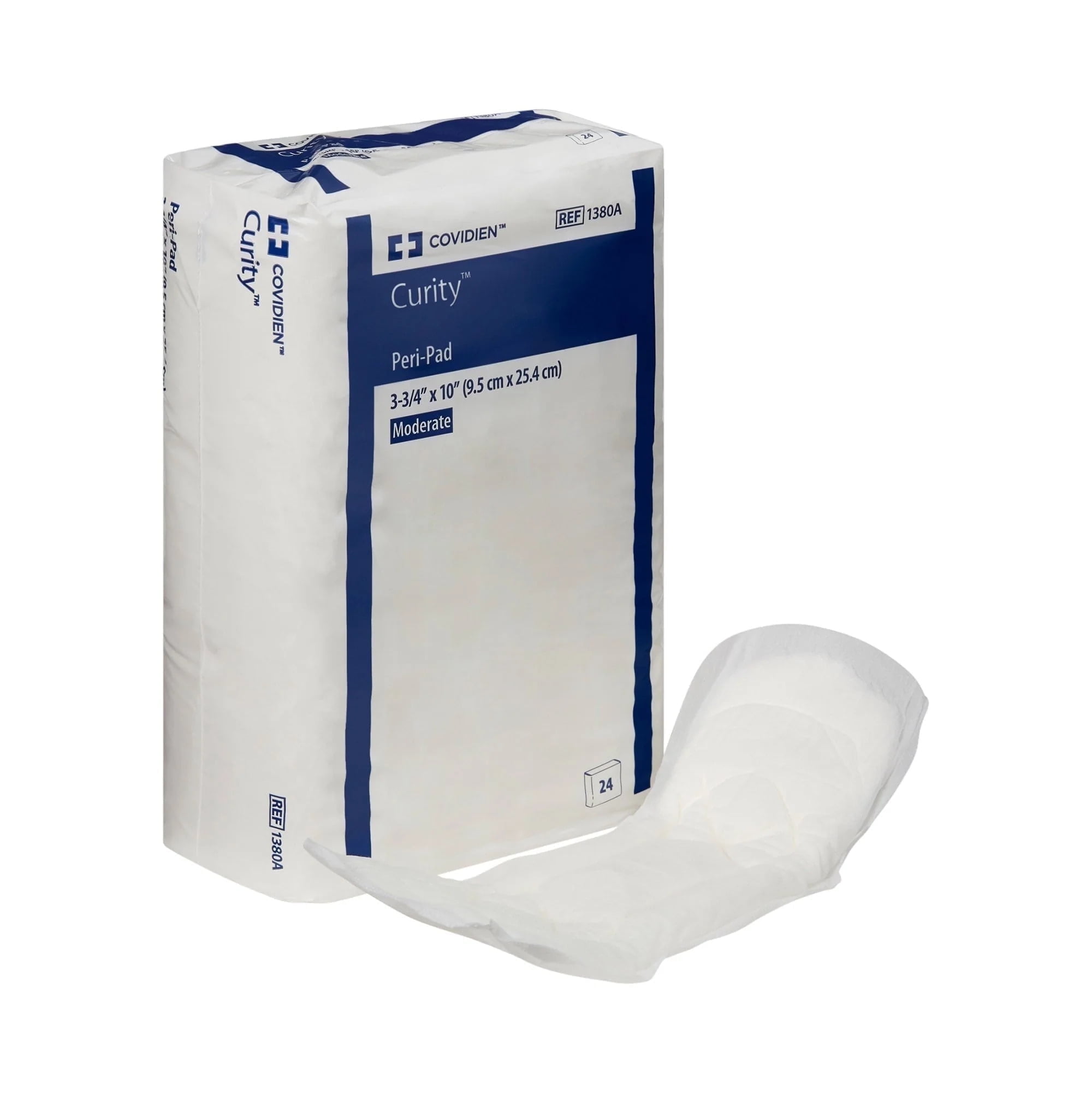 Covidien 1380A OB/Maternity Pad Versalon Peri-Pad, Postpartum Care, Super Absorbency, Pack of 24