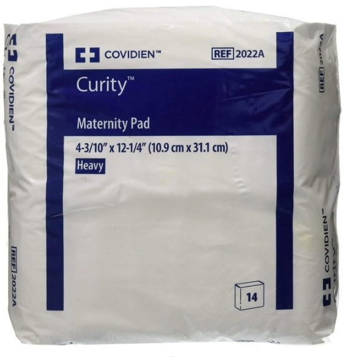 Covidien 2022A Curity Maternity Pad, 4-3/10 x 12-1/4 Size (2 packs of 14)