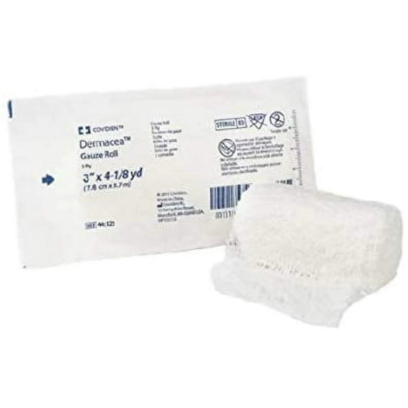 Covidien 441123 Gauze Bandage , Box, 12, Rolls, Non-Sterile, 3" X 4 Yds