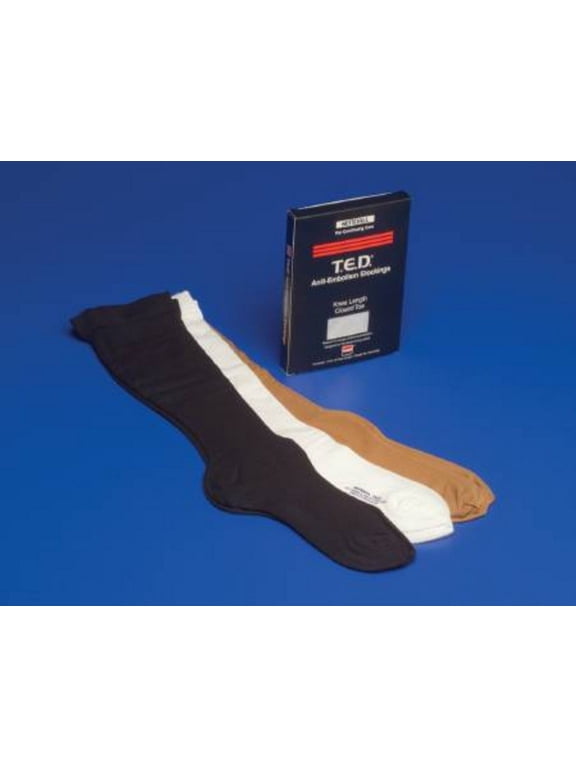 Anti-embolism Stockings T.E.D. Knee-High Small, Long Beige #4317