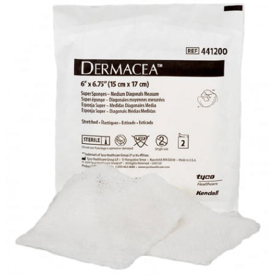 Covidien Dermacea Gauze Sponge - 441201CS - Steril 2's, 480 Each / Case