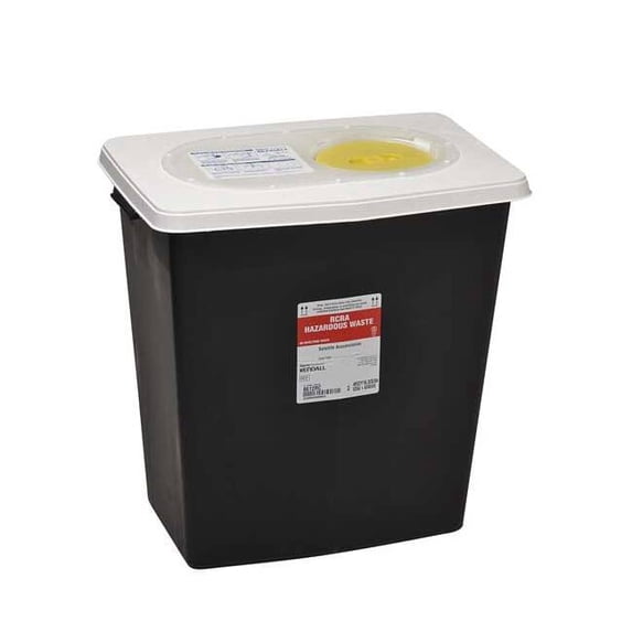 Covidien Hazardous Waste Container,18-3/4 In. H KRCR100612