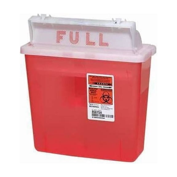 Covidien Sharps Container,Red,1 1/4 gal,PK5 K5SS1007SA