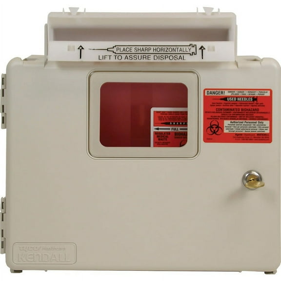 Covidien Sharpstar In-Room Sharps Container/Enclosure System - Security Lock | Bundle of 5 Each