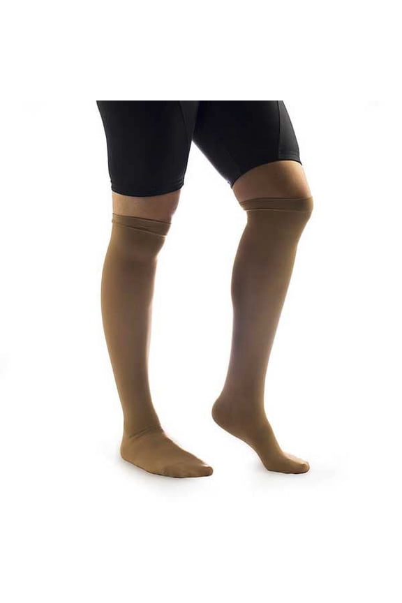 Covidien TED Continuing Care Knee High Close Toe Stocking - Beige Small