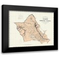 thumbnail image 1 of Covington 14x12 Black Modern Framed Museum Art Print Titled - Oahu Hawaii - Covington 1881, 1 of 5