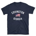 thumbnail image 1 of Covington Georgia Patriot Men's Cotton T-Shirt, 1 of 1