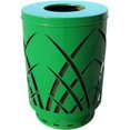 thumbnail image 1 of Covington Sawgrass 40 Gallon Steel Receptacle With Flat Top - Green, 1 of 1