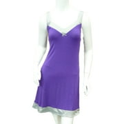 Covington Women Purple Gray Sleep Shirt Jersey Knit Nightgown Nightie Chemise XL
