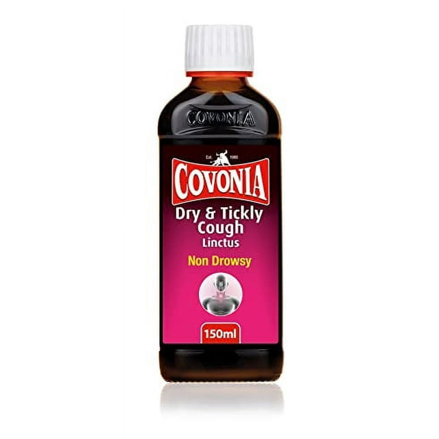 Covonia Dry & Tickly Cough Linctus Mixture Syrup, 150ml