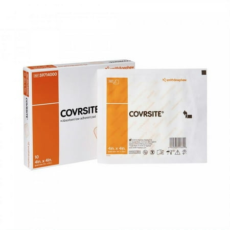 Covrsite Composite Dressing, 4 x 4 Inch, NonSterile, 10 Count