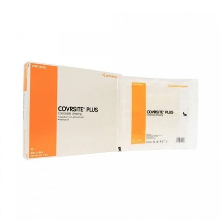 Covrsite Composite Dressing, 6 x 6 Inch, NonSterile, 10 Count