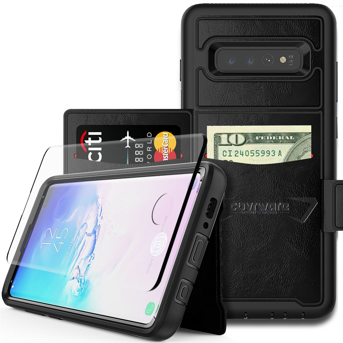 Covrware Samsung Galaxy S10 Plus Leather Wallet Flip UK Ubuy